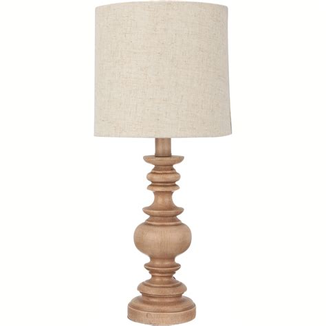 Mainstays Washed Wood Table Lamp