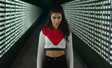 With longer hair, pants and a crop top, the video features samantha as a puppet who breaks through the shackles of her strings and dances away. Samantha Exhibits Elegant Moves