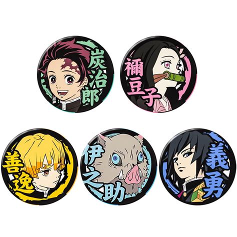 Spielzeug Anime Kimetsu No Yaiba Pins Demon Slayer Badges €594