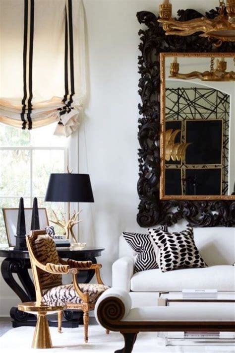 Hollywood Regency Classic Living Room Design Home Decor Styles