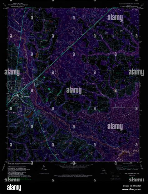 Blackshear Map Hi Res Stock Photography And Images Alamy