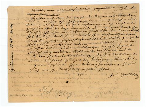 Eigenh Brief Mit U Von Gruithuisen Franz Von Paula Arzt Und Astronom 1774 1852