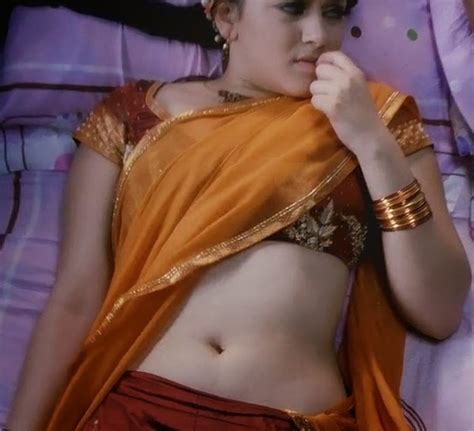 Hansika Motwani Hot Navel Photos From Velayutham Tamil Movie Saree