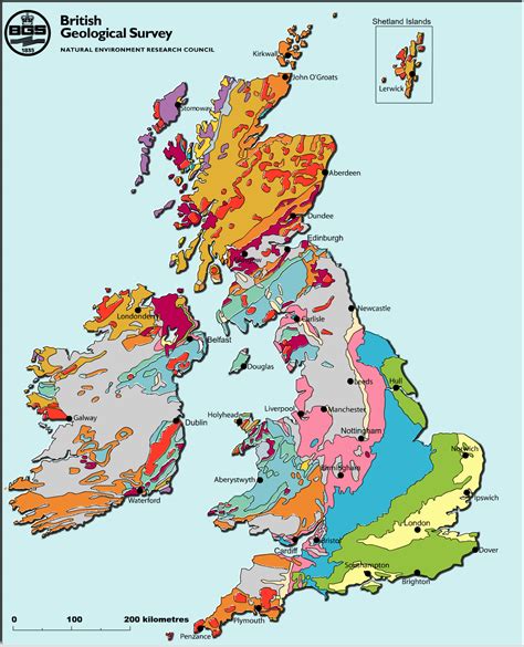 Make A Map A Geological Map Of Britain And Ireland