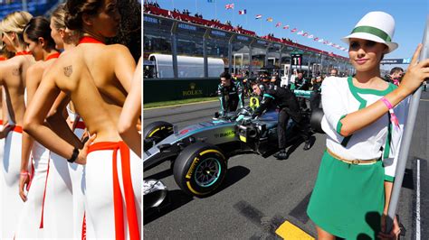 end of the road for grid girls at f1 grand prix 9news