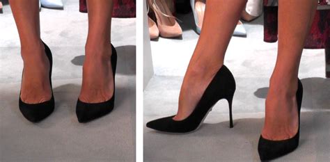 Kelly Ripas New Suede Black Pointed Toe Heels From Sergio Rossi Black
