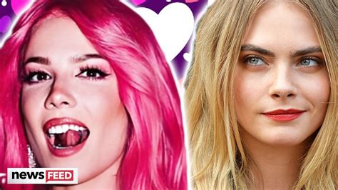 halsey sparks cara delevingne romance rumors and makes acting debut youtube