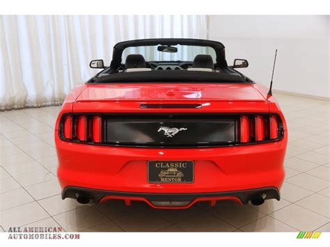 2017 Ford Mustang Ecoboost Premium Convertible In Race Red Photo 19