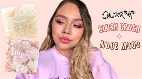 Colourpop Blush Crush Nude Mood Collection Swatches Review
