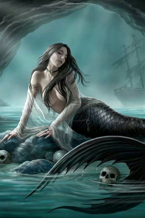 Pin By Ian Punchard On Tattoo Ideas Dark Mermaid Evil Mermaids