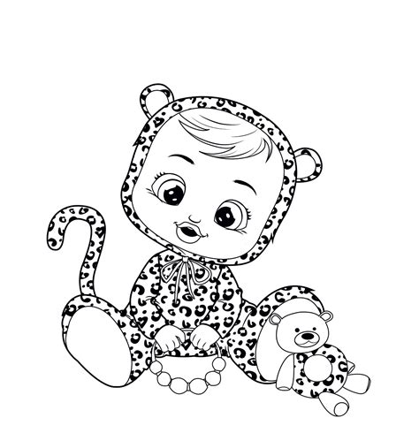 Dibujos para colorear de bebe llorones