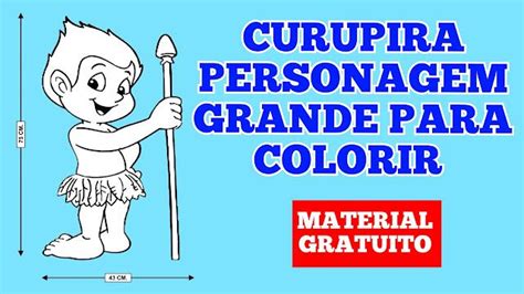 Recursos E Atividades Do Ledson Aldrovandi Curupira Personagem Grande