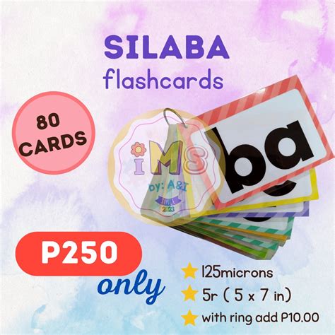 Silaba Abakada Laminated Flashcards R Size Shopee Philippines My Xxx Hot Girl