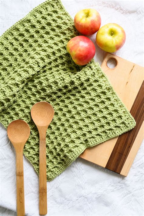 Free Crochet Pattern Dishie Towel Woods And Wool Crochet Dish