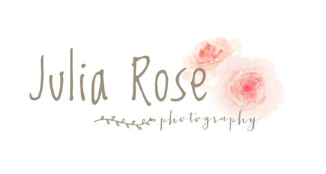 Featured Project Logo Design For Julia Rose Photography Fancy Girl