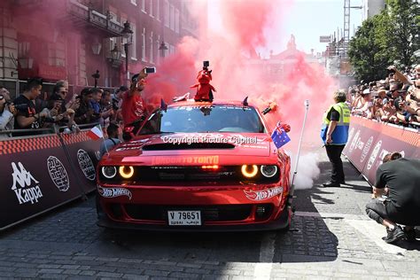 Celebrities Attend The Launch And Flag Drop Of 2018s Gumball 3000