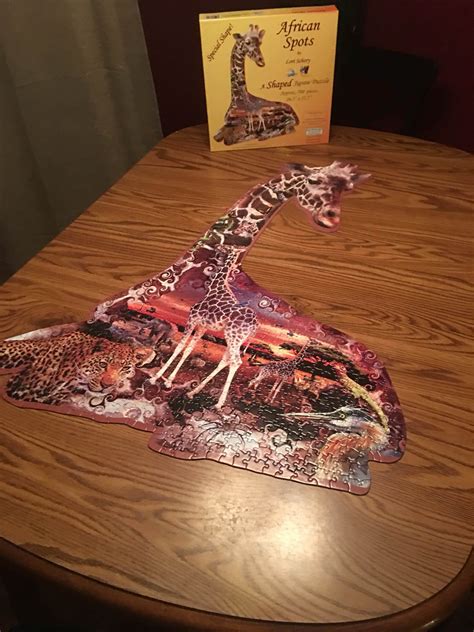 700 Piece Giraffe Shaped Giraffe Puzzle Had Some Insanely Shaped