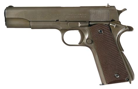Wwii Navy Contract Colt Model 1911a1 Semi Automatic Pistol