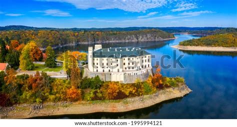 Aerial View Chateau Orlik Above Orlik Stock Photo 1995994121 Shutterstock