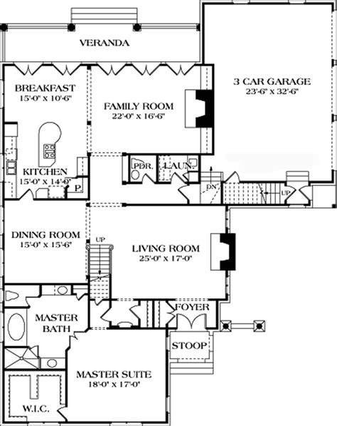 House Plan 85578 European Style With 4434 Sq Ft 5 Bed 4 Bath 1
