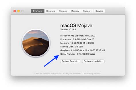 How To Find Your Macs Serial Number The Easy Way • One Minute Macman