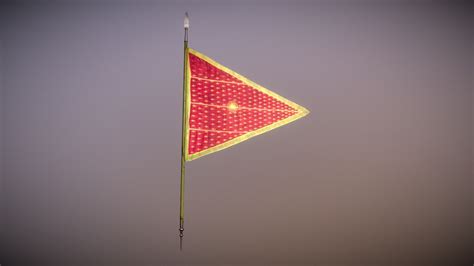 Sikh Empire Flag 3D Model By Sikh Museum Initiative