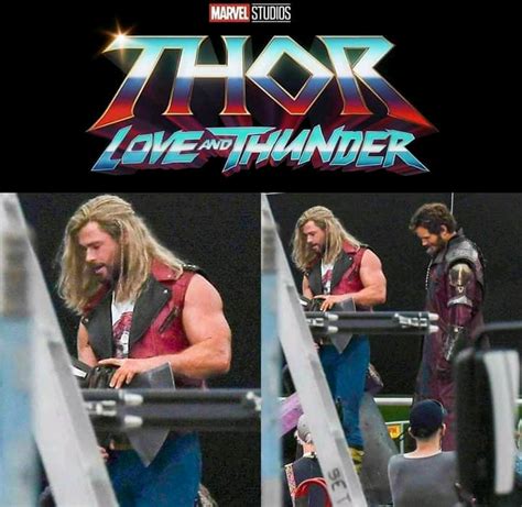 Thor Love And Thunder Set Photo Marvel