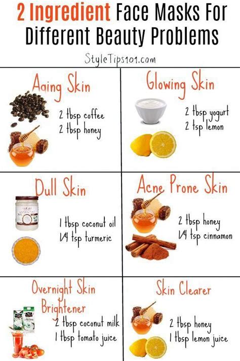 Honey heals the skin due to its antiseptic properties. Easy Facemask Recipes To Make At Home | Acne face mask ...