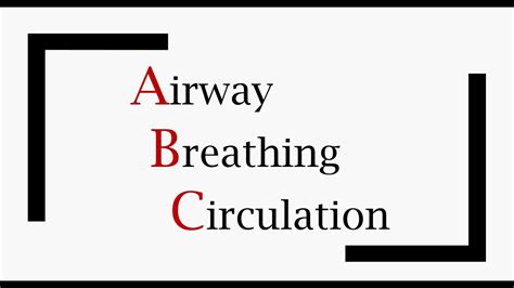 Airway Breathing Circulation Abcs Youtube