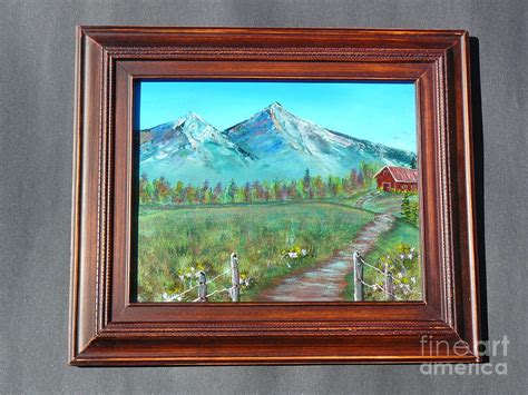 Majestic Mountain Original Painting By Jody Curran Fine Art America