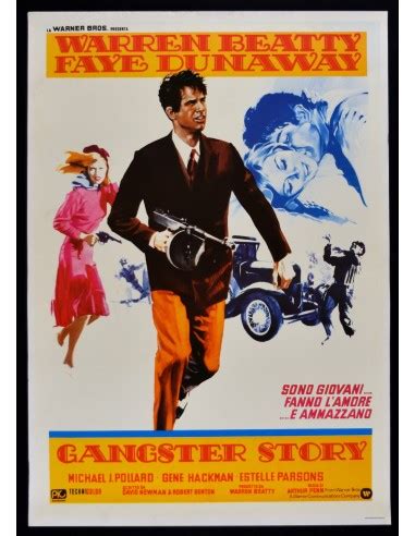 Manifesto Gangster Story Warren Beatty Faye Dunaway Poster Bonnie And Clyde W