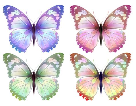 Butterfly Transparent Transparent Blue And Green Deco Butterfly Clipart
