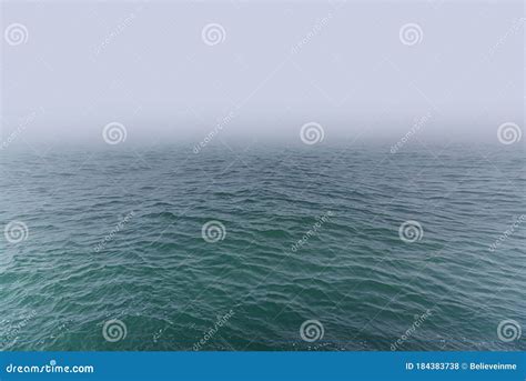 Sea Waves In The Fog Stock Photo Image Of Beautiful 184383738