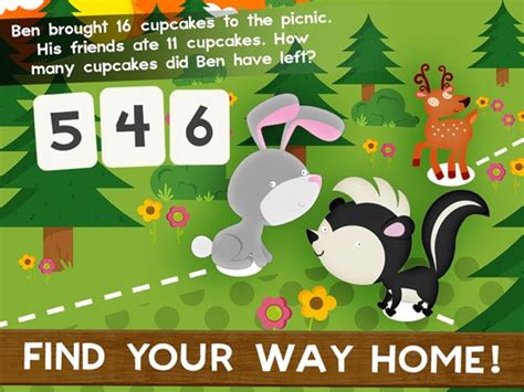 Animal Second Grade Math Games On The App Store