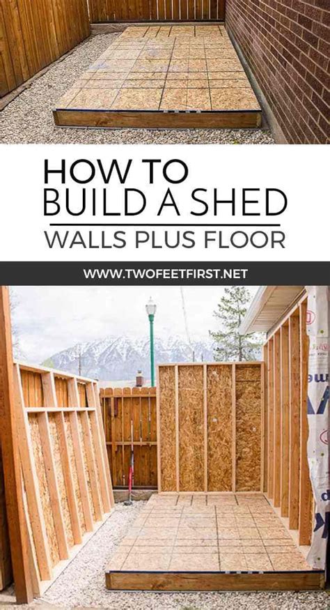 How To Frame A Shed Building Shed Walls