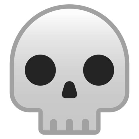 Icône Crâne Dans Noto Emoji Smileys