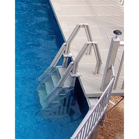 Vinyl Works Deluxe In Step 46 60 Above Ground Swimming Pool Ladder