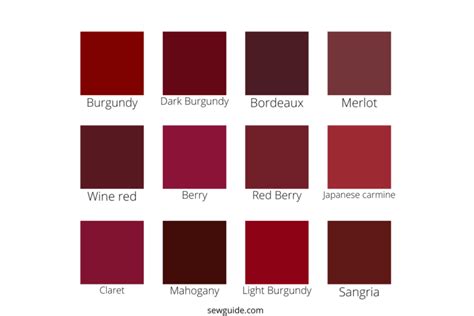 Burgundy Color Combinations In Fashion Sewguide