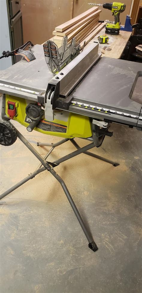 Ryobi 15 Amp 10 Expanded Capacity Portable Corded Table Saw With
