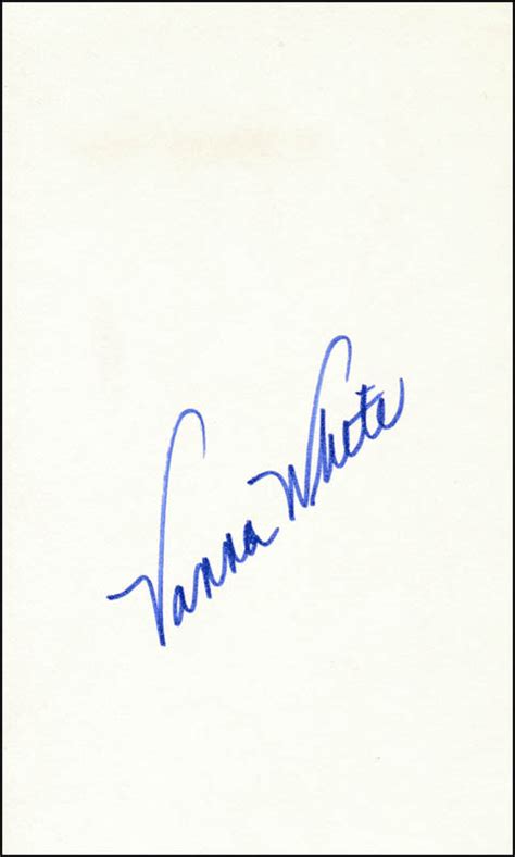 Vanna White Autograph Historyforsale Item 324288