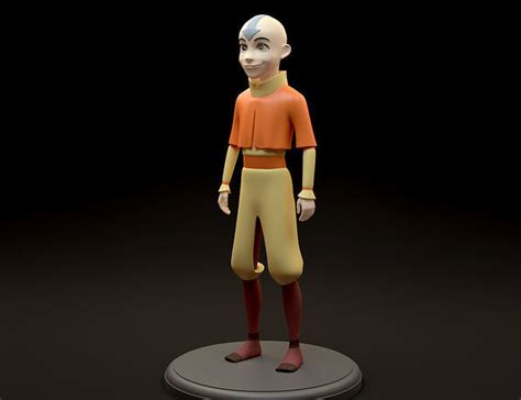 Aang From Avatar The Last Airbender 3d Print Model Ph
