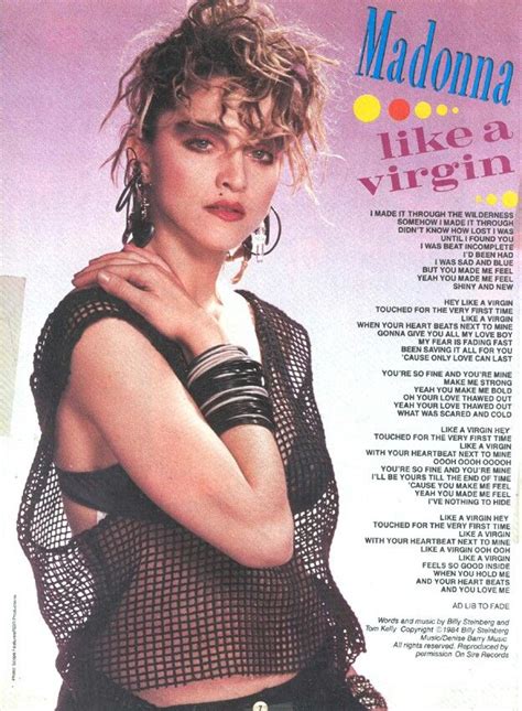 Madonna Like A Virgin 80s Style 80s Music °~ Kick It Back 80s
