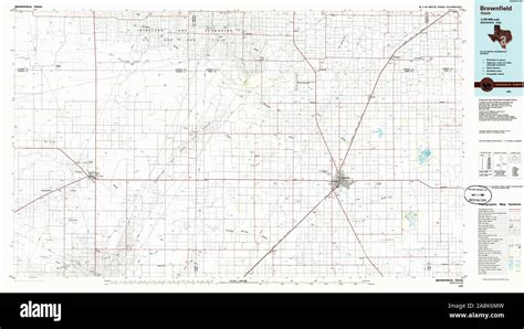 Map Of Brownfield Texas Cut Out Stock Images And Pictures Alamy