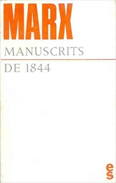 Karl Marx Manuscrits De 1844 Acheter Les Livres De La Dispute Et Des Éditions Sociales