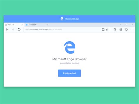 Microsoft Edge Browser Mockup By Epiccoders Epicpxls