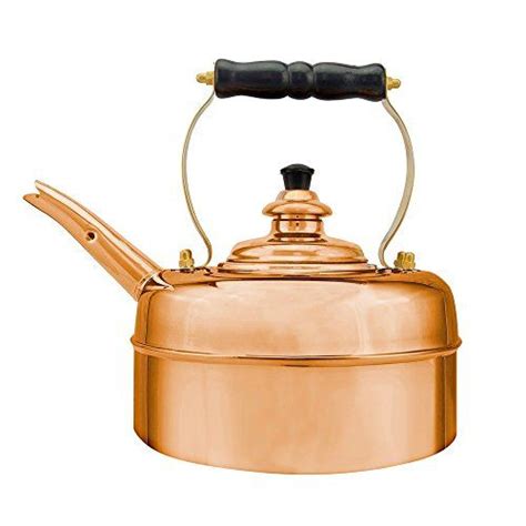 Simplex Teakettles Traditional Solid Whistling Kettle Copper To View