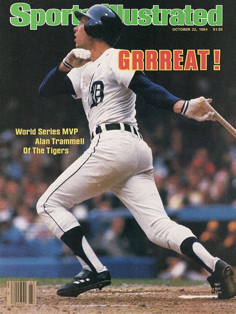 Detroit Tigers Alan Trammell 1984 World Series Sports Illustrated