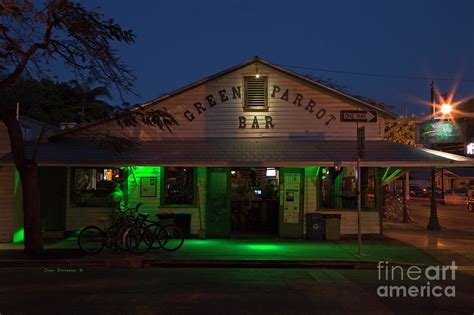 Green Parrot Bar Key West Florida Twilight Photograph By John Stephens