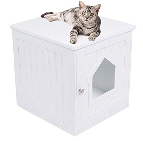 Birdrock Home Decorative Cat House And Side Table Cat Home Nightstand