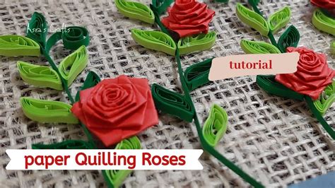 How To Make Quilling Paper Roses Diy Paper Quilling Rose Paper